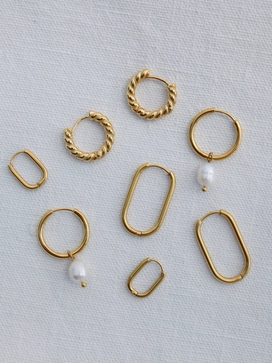 Oval Hoops