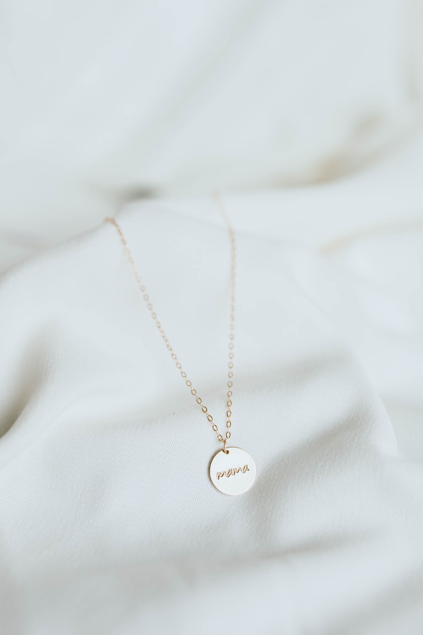Mama Disc Necklace