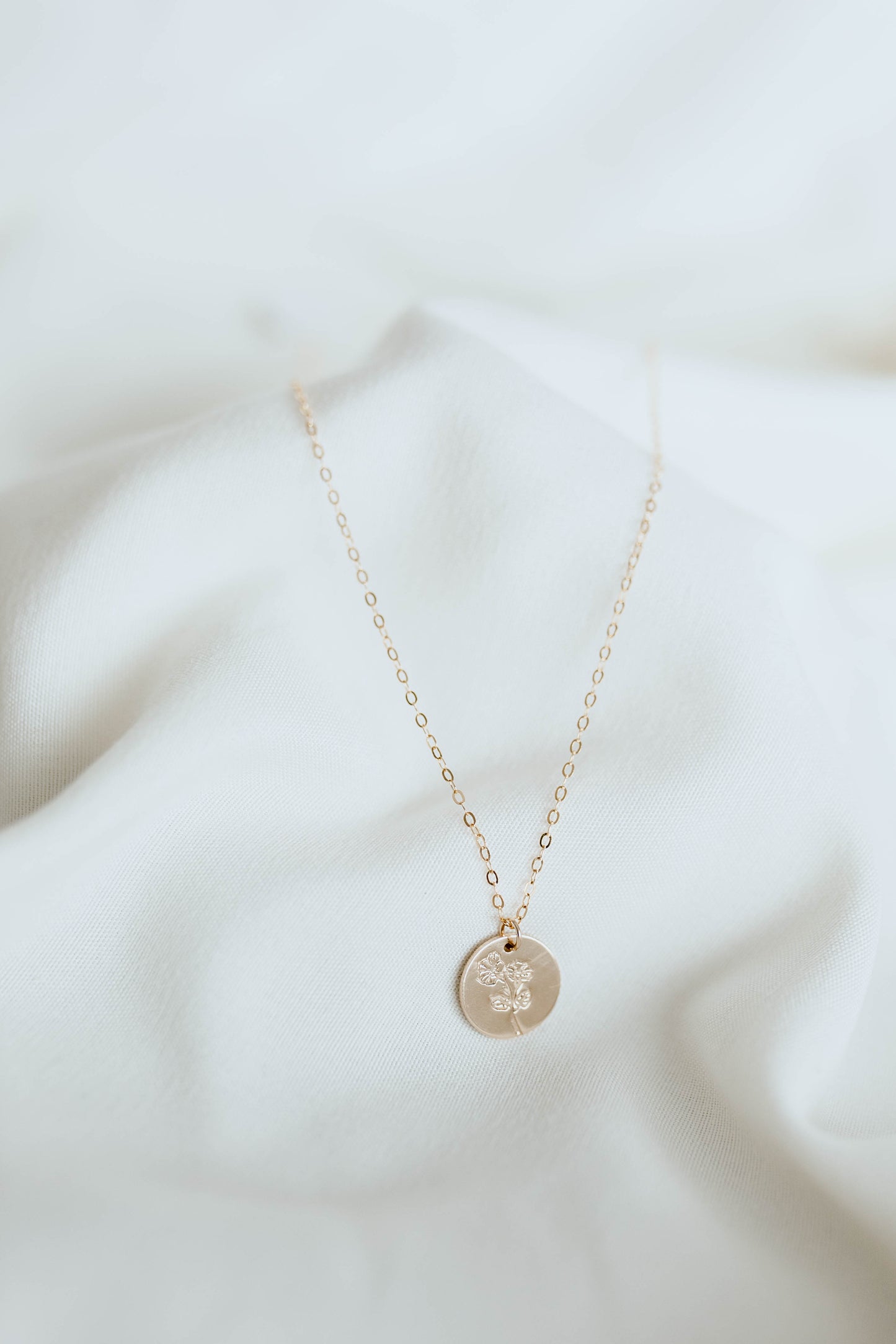 Birth Flower Necklace