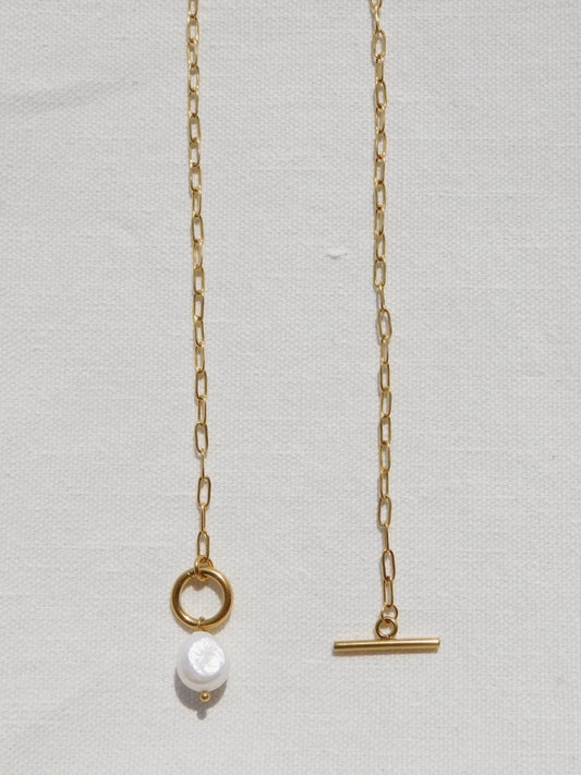 Baroque Paperclip Necklace