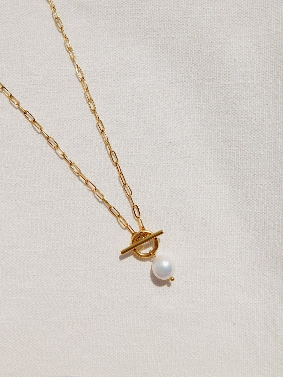 Baroque Paperclip Necklace
