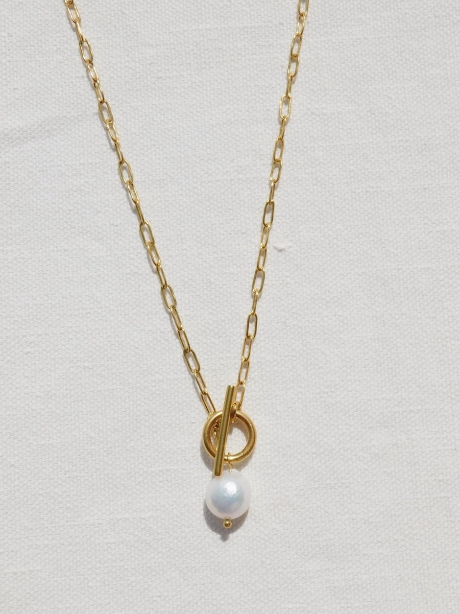 Baroque Paperclip Necklace