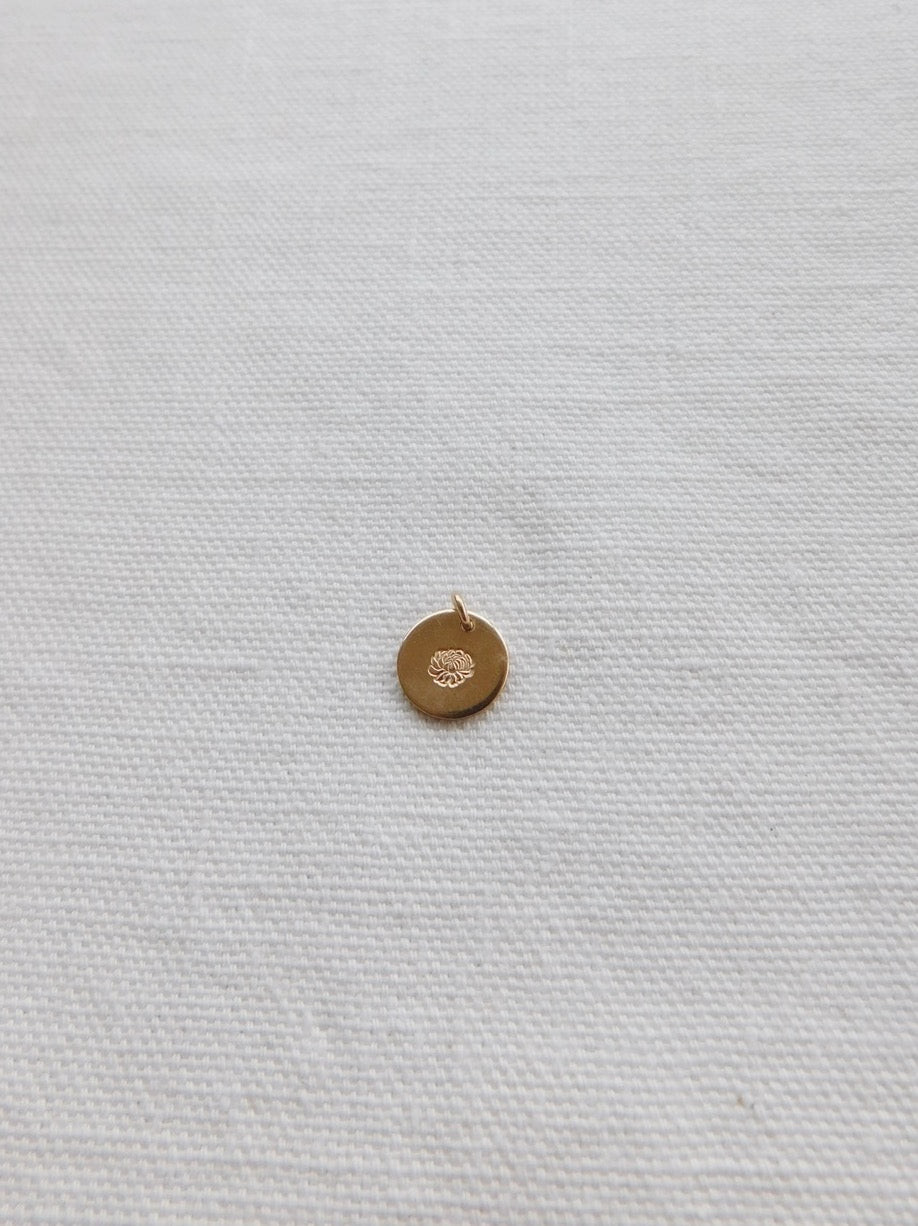 Mini Birth Flower Charm