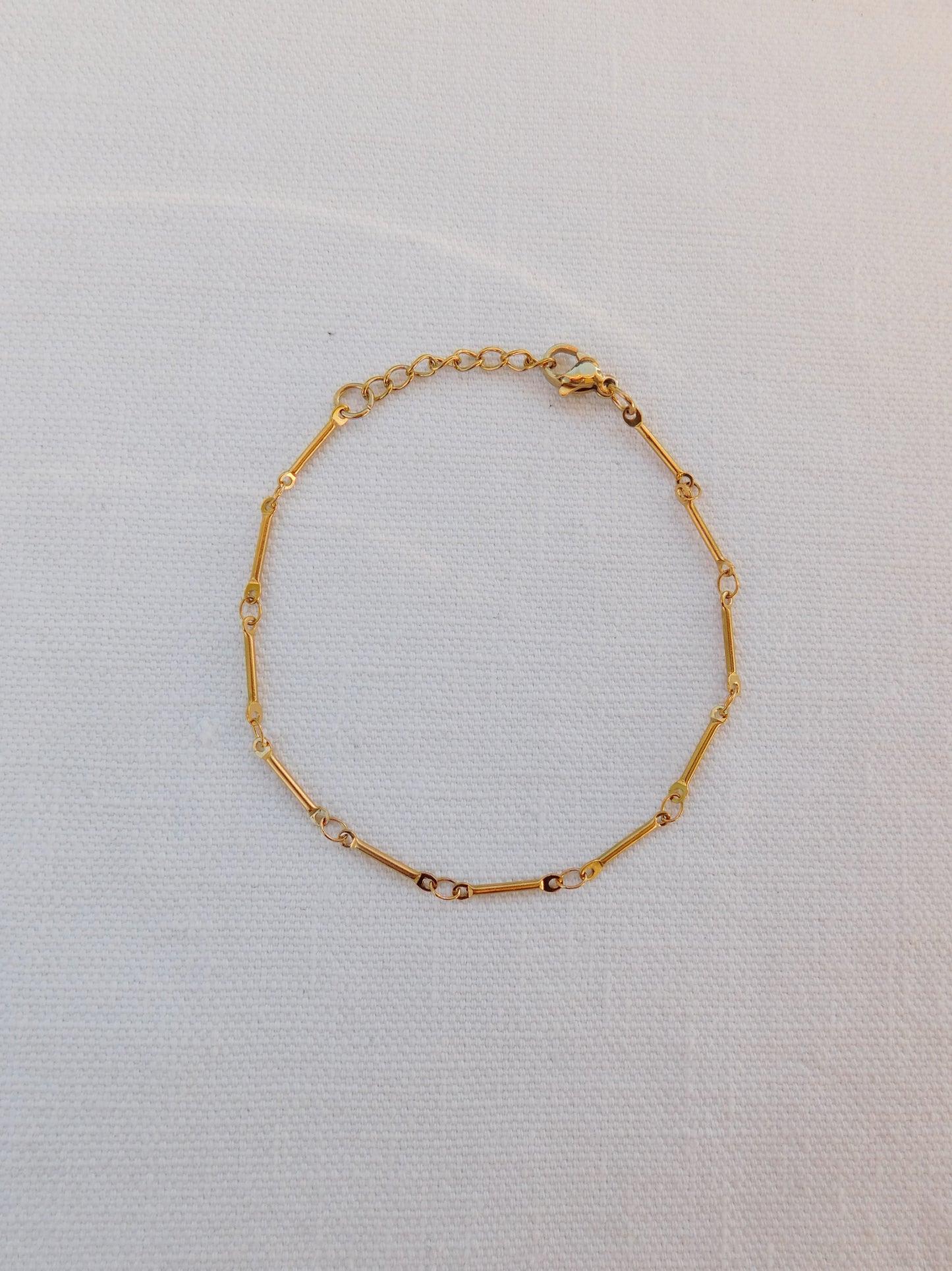 Dainty Bar Chain Bracelet