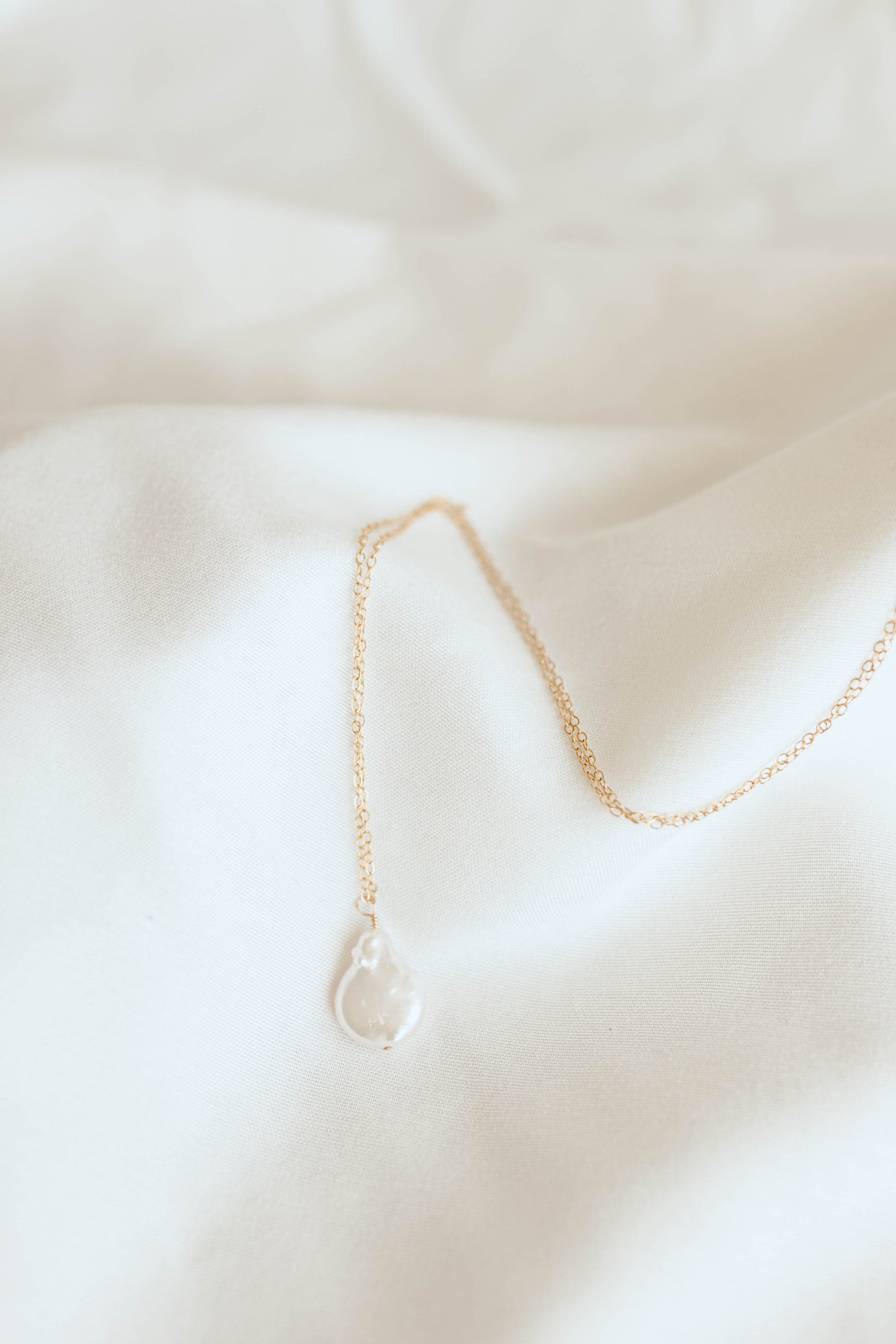 Coin Pearl Necklace