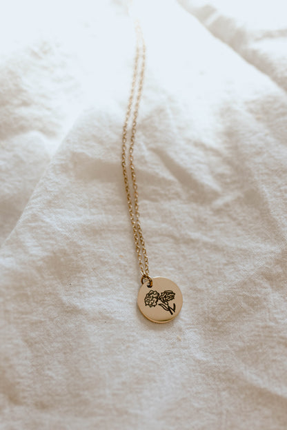 Birth Flower Charm