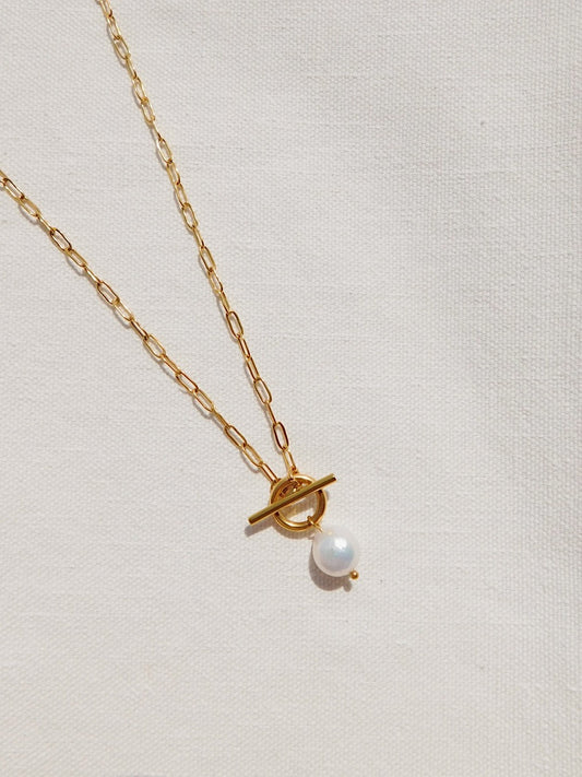 Baroque Paperclip Necklace