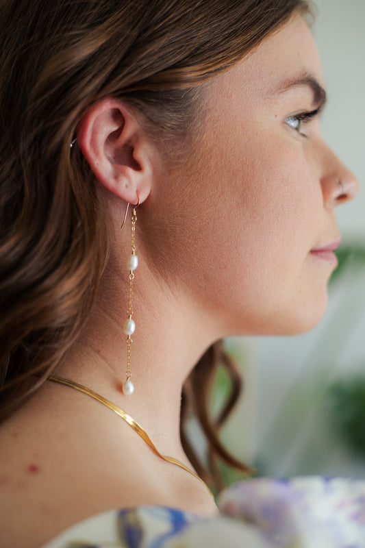 Aspen Pearl earrings