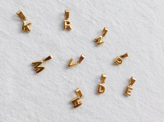 Mini Bubble Letter Charms