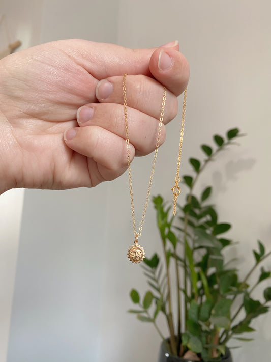 Smiling Sun Necklace