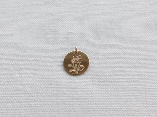 Birth Flower Charm
