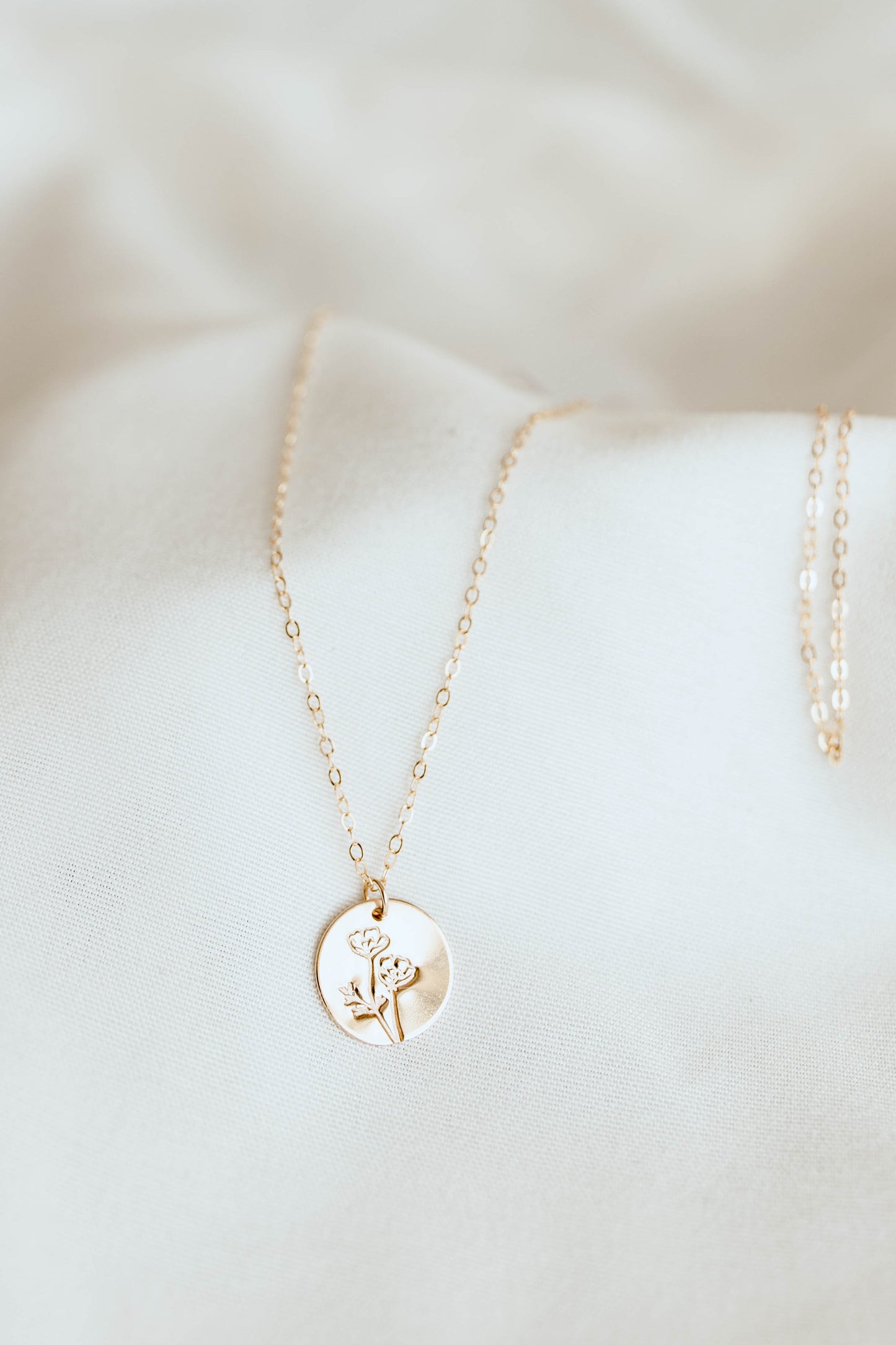 Birth Flower Necklace