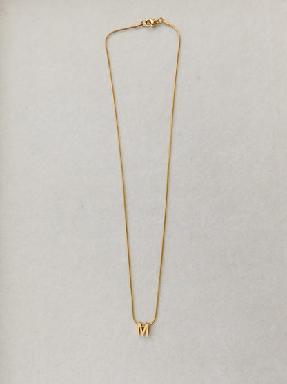 Mini Letter Necklace