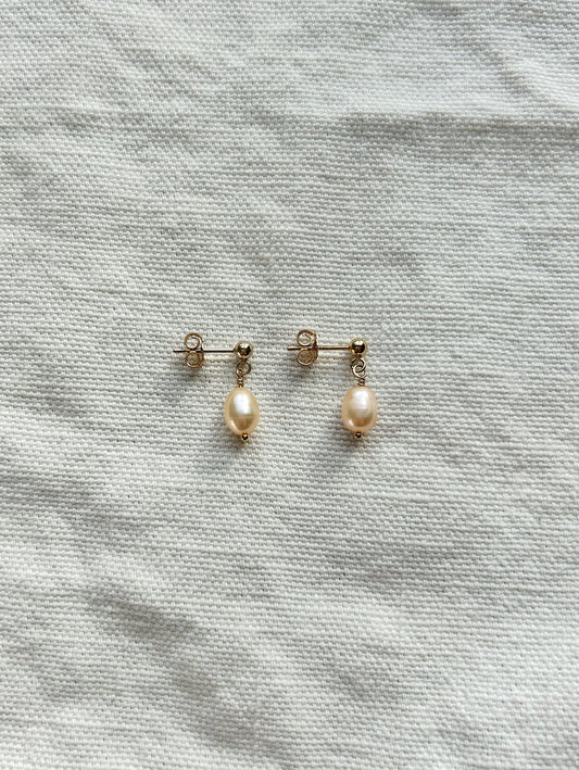 Pink Pearl Studs