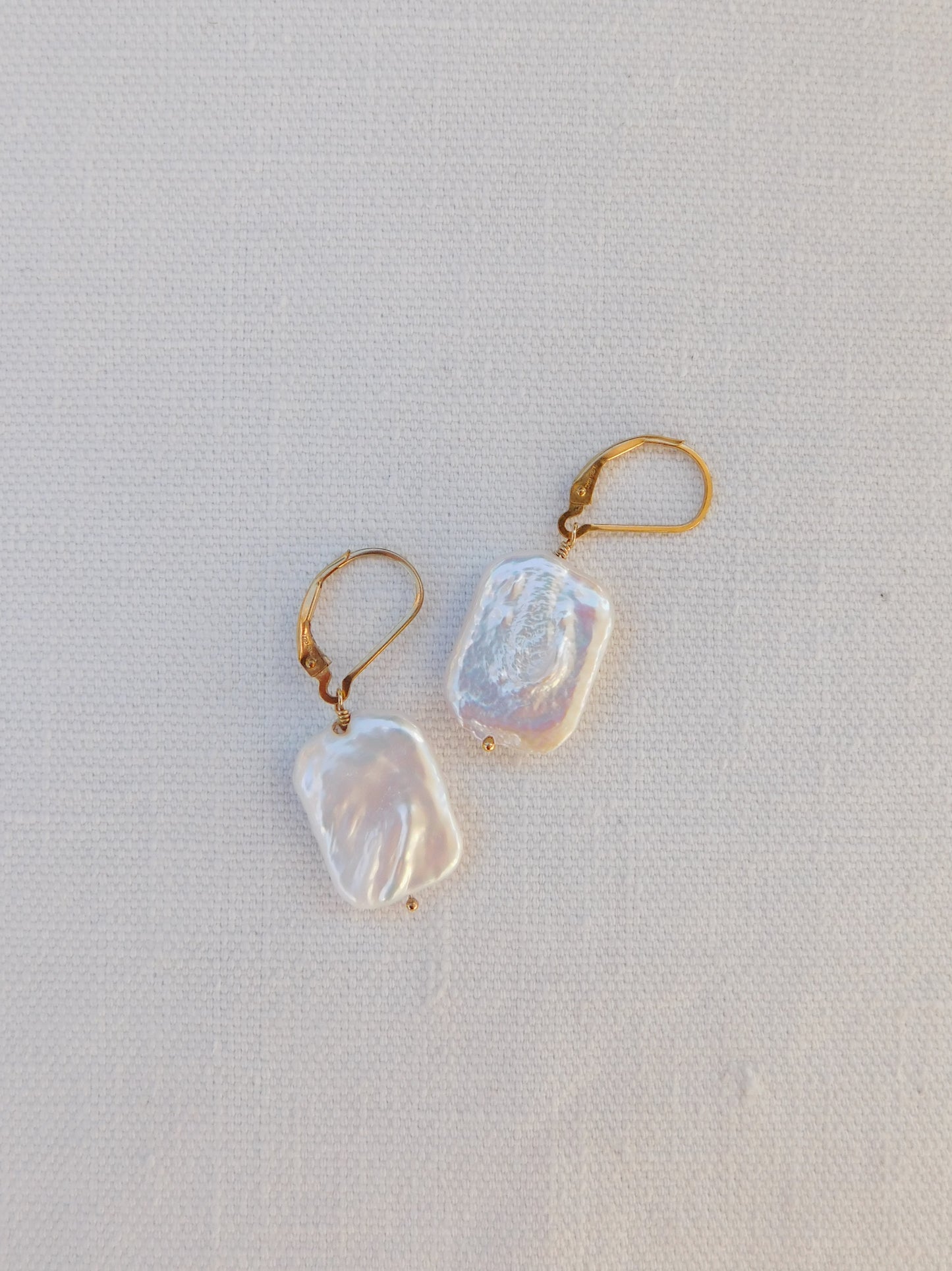 Square Pearl Earrings
