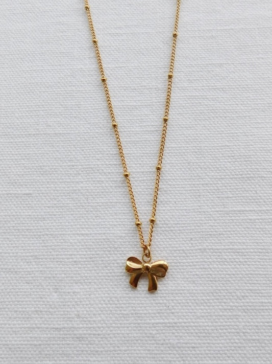 Bow Necklace