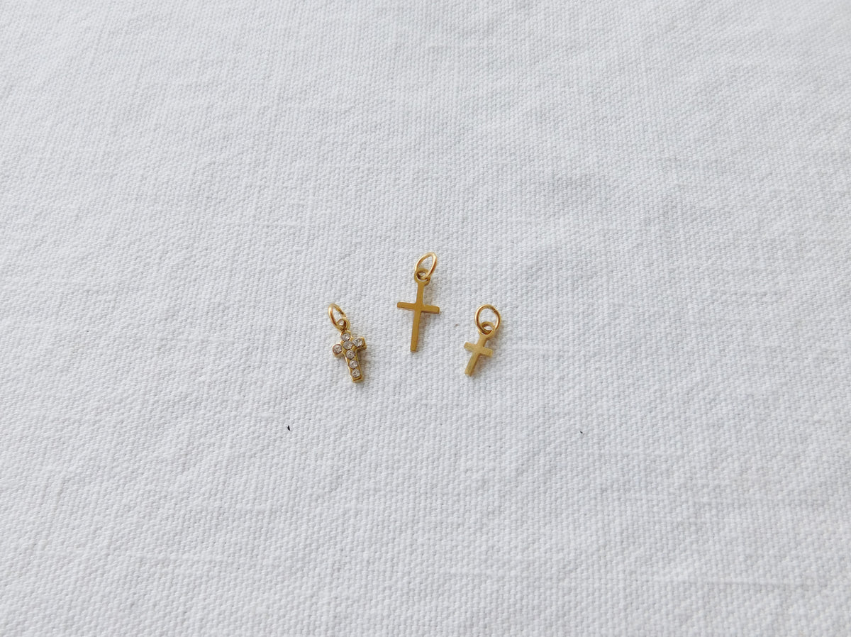 Mini Cross Charm